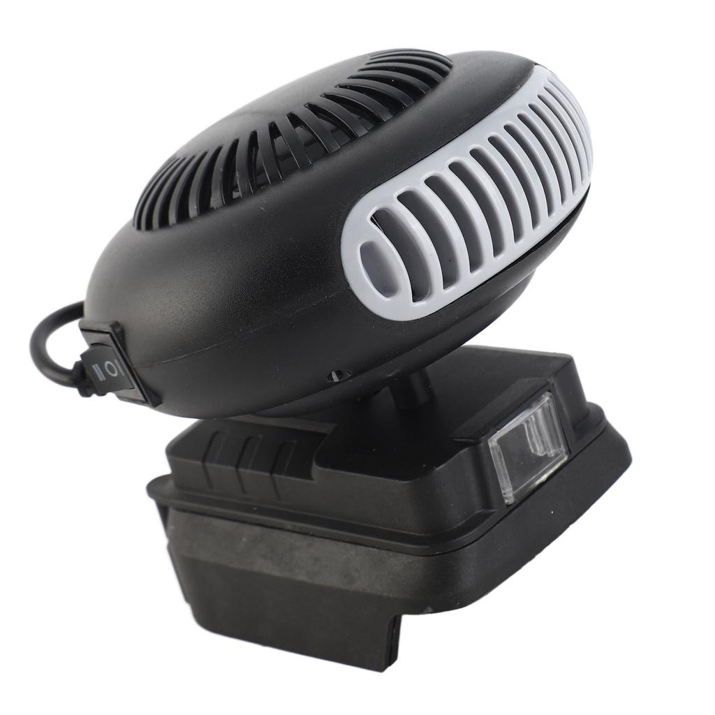 Încălzitor mic de spațiu 170W 2 trepte Alimentat cu baterie 18V Ventilator electric cu încălzire pentru BL1815 BL1820 BL1530