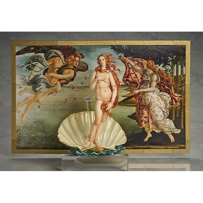 Figma Table Museum The Birth of Venus by Botticelli 1/12 Scale Plastic Painted Action Figure F51116 Multicolor 22.5 Cm X 34.3 Cm X 8 Cm