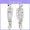 Scary White Mummy Costume For Halloween Cosplay Unisex Polyester Jumpsuit For Kids