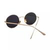 New Gold Round Metal Frame Sunglasses Men Retro Summer Style Women Red Lens Sun Glasses Unisex Yellow Pink Black
