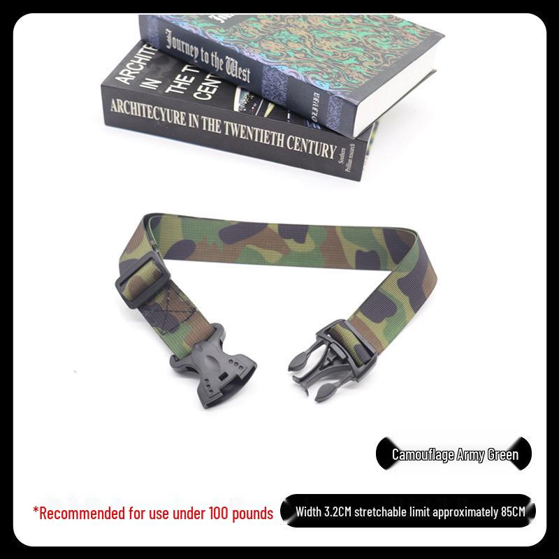 Military-Style Outdoor Training Belt for Teens and Students - Thickened Insert Buckle