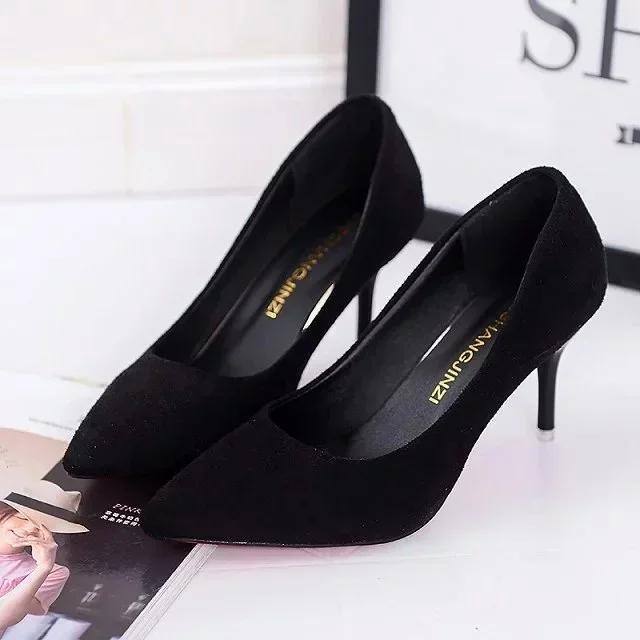 Large Size Women's Pumps Pointed Toe Patent Leather High Heels Dress Shoes White Wedding Shoes Thin Heels Basic Pump Red 1078C