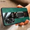 Plexiglas PU-Leder Hülle Für Huawei Honor 70 lite 5G 60 50 SE 90 80 200 Smart Magnetischer Metallring Halter stoßfest Weiche Abdeckung