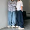 Gerade Jeans Männer Blau Lose Denim Hose Neutral Y2K Jean Streetwear Casual Wide Jeans Mans Hosen Männer Baggy Hip Hop