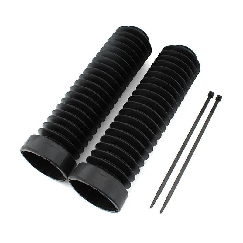 Motorcycle Rubber Front Fork Shock Boot Dust Cover Protection for Honda ATC 250R 1983-1986 Motorbike Accessories