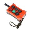 4 Button Key Single Speed Dc 12V-24V Hoist Wireless Industrial Remote Control Ip67 Waterproof Overhead Crane Truck