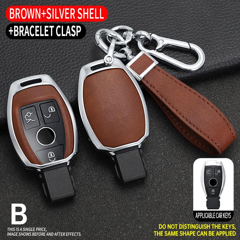 

Car Key Case Cover Protective Shell Holder for Mercedes Benz A B C E Class GLS GLA GLK GLC CLS CLA AMG W204 W205 W212 W463 W176