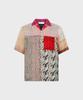 MARINE SERRE (U) Regenerated Silk Scarf Bowling Shirt Multi