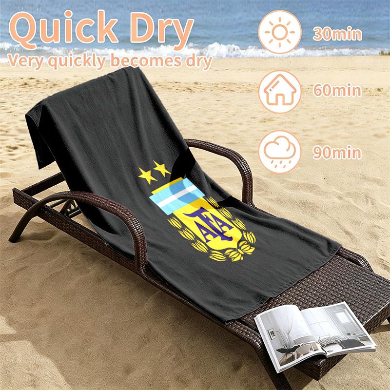 Argentina national team Beach towels also serve as bath towels summer essential a musthave for the outdoors the beach and the pool