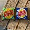 Cushion Cover Cushion Cover Pillowcase, Anti-Mite Invisible Zipper, Linen Sofa Cushion B-Burger K-King