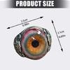 Artistic 3D Eyeball Statement Rings Unique Gothic Jewelry For Women Men Punk Rock Styles Halloween Party Wear