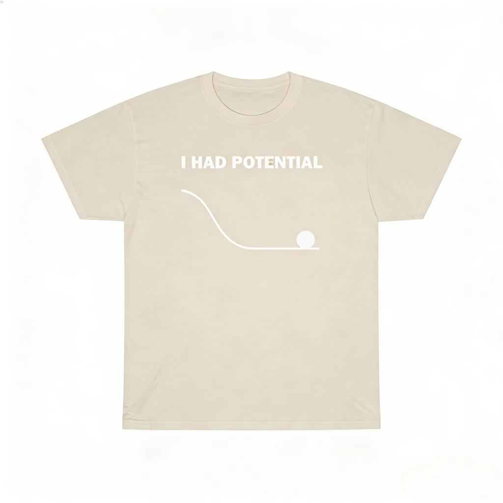 Movie Project Hail Mary I Had Potential 100Cotton Unisex Shirt 2026 Summer New Unisex Fashion Classic Graphic Tshirt