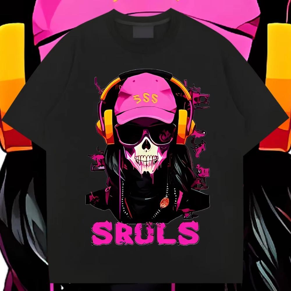 

2024 Short Sleeve Loose Round Collar Vintage Classic Tees Men s Fashion Street Soft XXXL Tshirt European Comfy Stretchy Tops XXXXXL чёрный