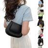 Leather Tote Bags Solid Color Handbag Armpit Bags Versatile Shoulder Bags