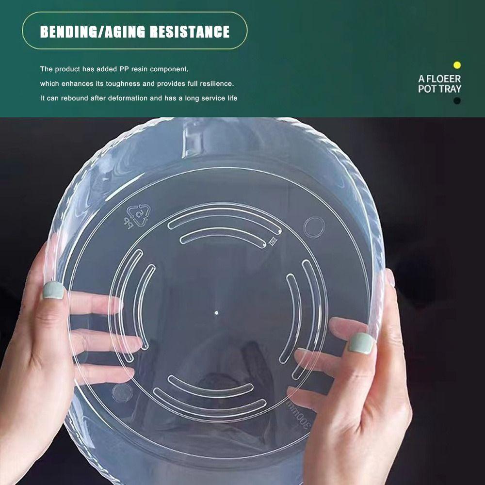10 stücke Klar Blumentopf Basis Runde Anlage Untertasse Neue Blumentopf Tray Home