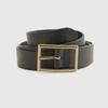 Women's Rectangle Square Buckle Black Belt 004CH-0000 1662208