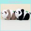 Niedlicher Authentischer Panda Plüschtier Schlüsselanhänger Weich Pp Baumwolle Gefüllt 12cm Hoch