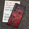 Red Corn Poppy Flower Case For Samsung Galaxy S25 S26 Ultra S20 S21 S22 S23 S24 Ultra S10 Plus S25 FE Back Cover
