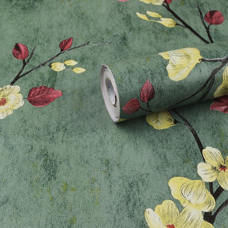 Tapeta Zelený List Olupovací a Nalepovací Tapeta Boho Kontaktní Papír na Skříňky Různorodá Tapeta do Ložnice Samolepicí Nálepky