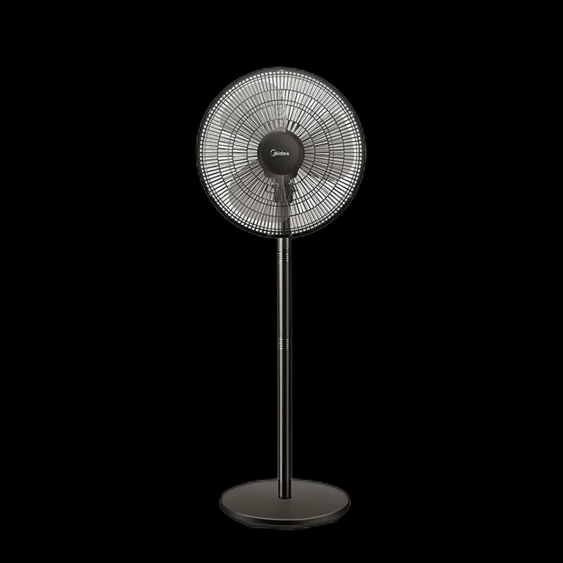 Midea Mechanical Floor Fan with Wide-Angle Oscillation