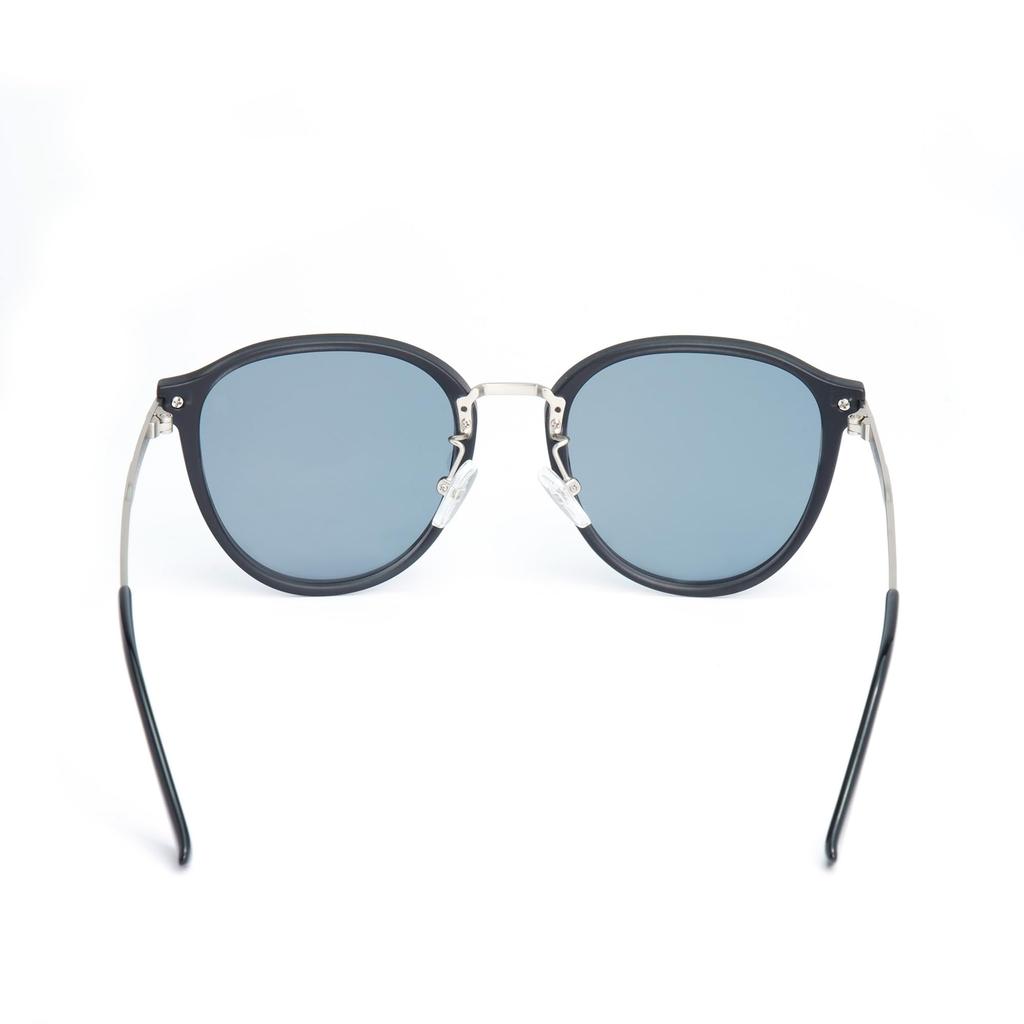 Polarized Sunglasses Face Matte Clear Black SMOKE [Bunny Walk] BW-027 BW-0271F &