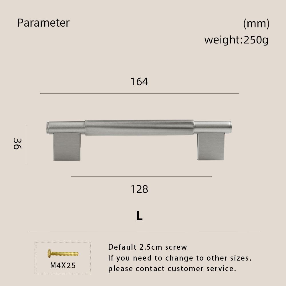 Dooroom Solid Brass Straight Grain Pattern Black Modern Style Cabinet Refrigerator Door Pull Drawer Knobs Hardware Handles