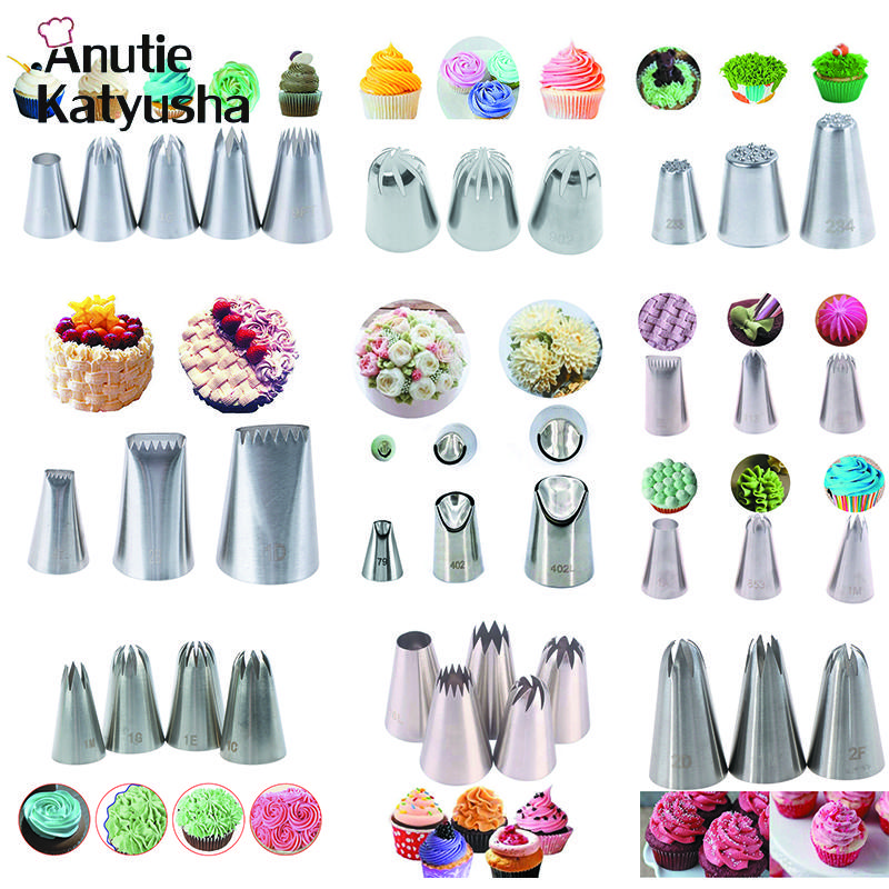 Hülse Gebäck Edelstahl Gebäck Düsen Creme Düsen Kuchen Dekorieren Werkzeuge Küche Kochen Werkzeuge Gebäck Und Bäckerei Zubehör