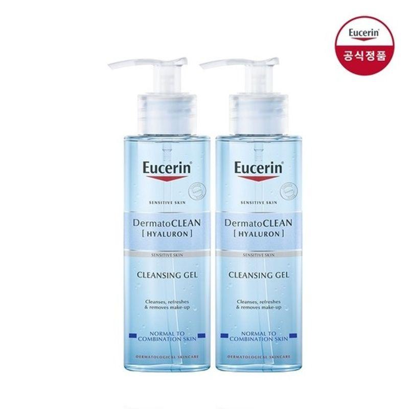 Eucerin NEW Dermato Clean Refreshing Cleansing Gel 200ml 1+1