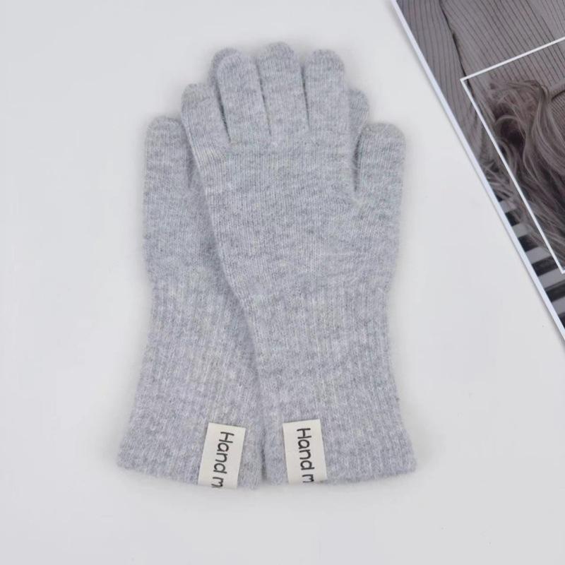 

Вязаные перчатки, тепло- и холодостойкие, для осени и зимы, универсальные, для езды, ветрозащитные