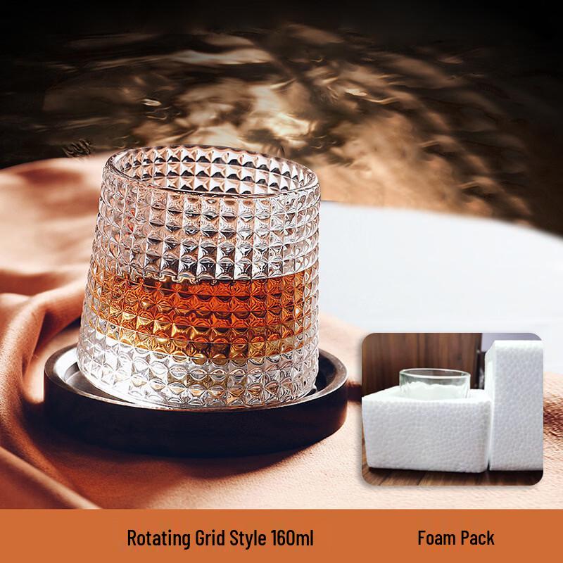 Стаканы для виски ZISIZ с сетчатым узором (Набор из 3 шт.)