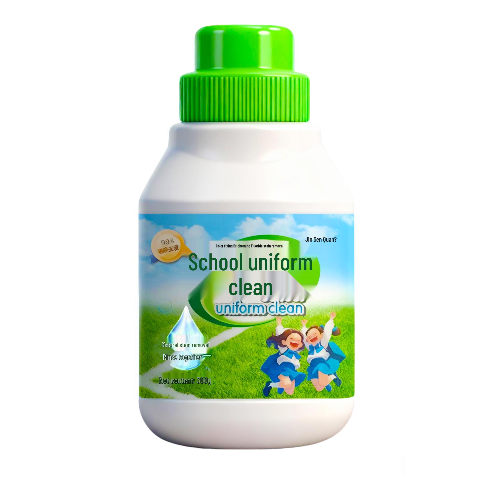 Школьная форма Порошок для удаления пятен Кислородный отбеливатель - Эффективное средство для стирки