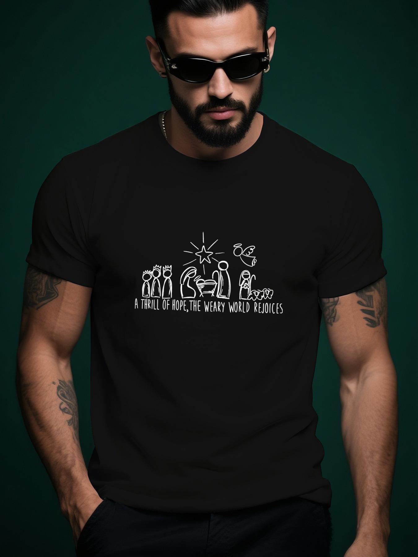 A Thrill of Hope Graphic Tshirt Graphic Tee - Casual Summ... XXXXL