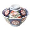 Setomono Honpo Nishikizakura Lidded Rice Bowl X 12cm Rice Rice Pork Cutlet Rice Chicken and Egg Rice Japanese Restaurant Commercial [15.7 690g]