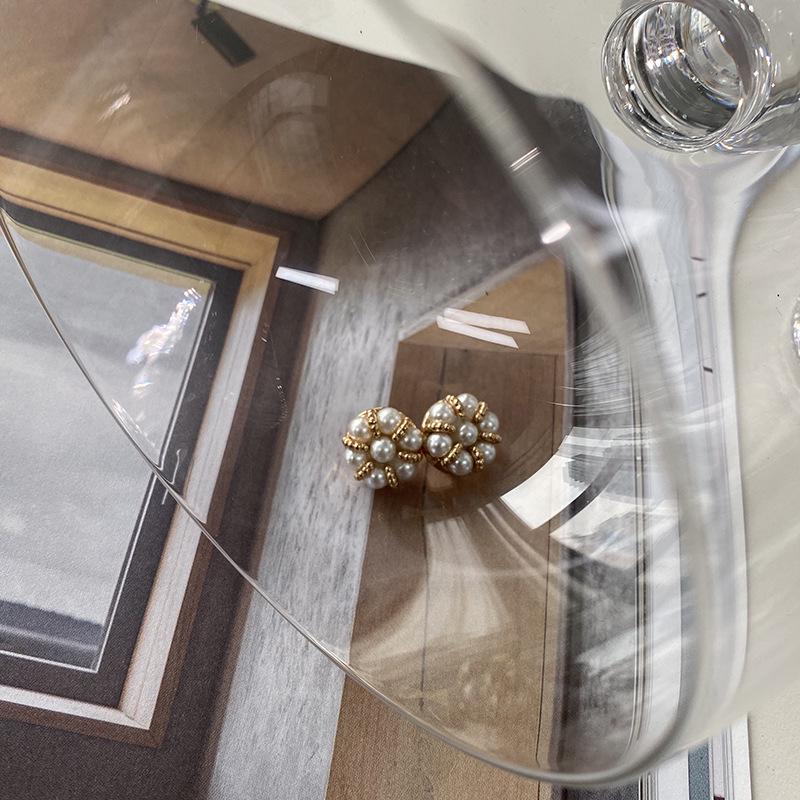 Yisen ESSTUDIO Metallblume Perle Knopf Damenmode Blusendekoration - Einzigartiges Design