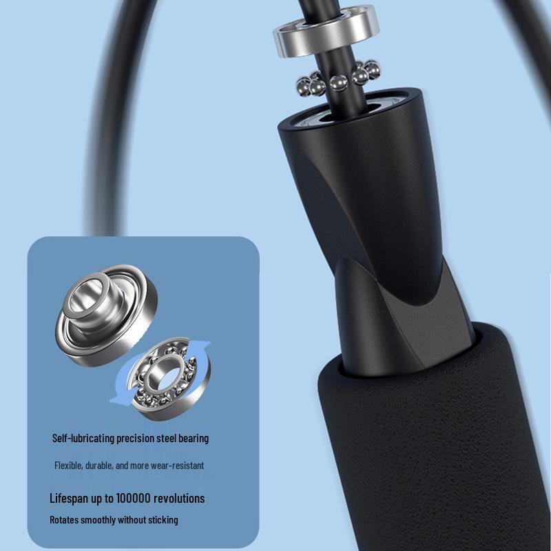 Professional Bearing Jump Rope for Fitness and Weight Loss - Suitable for Men, Women, and Students.