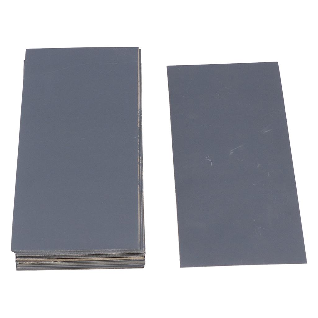 90 Stück Nass Trocken Schleifpapier Siliziumkarbid 400 bis 3000 Körnung Wasserschleifpapier Set zum Polieren Schleifen