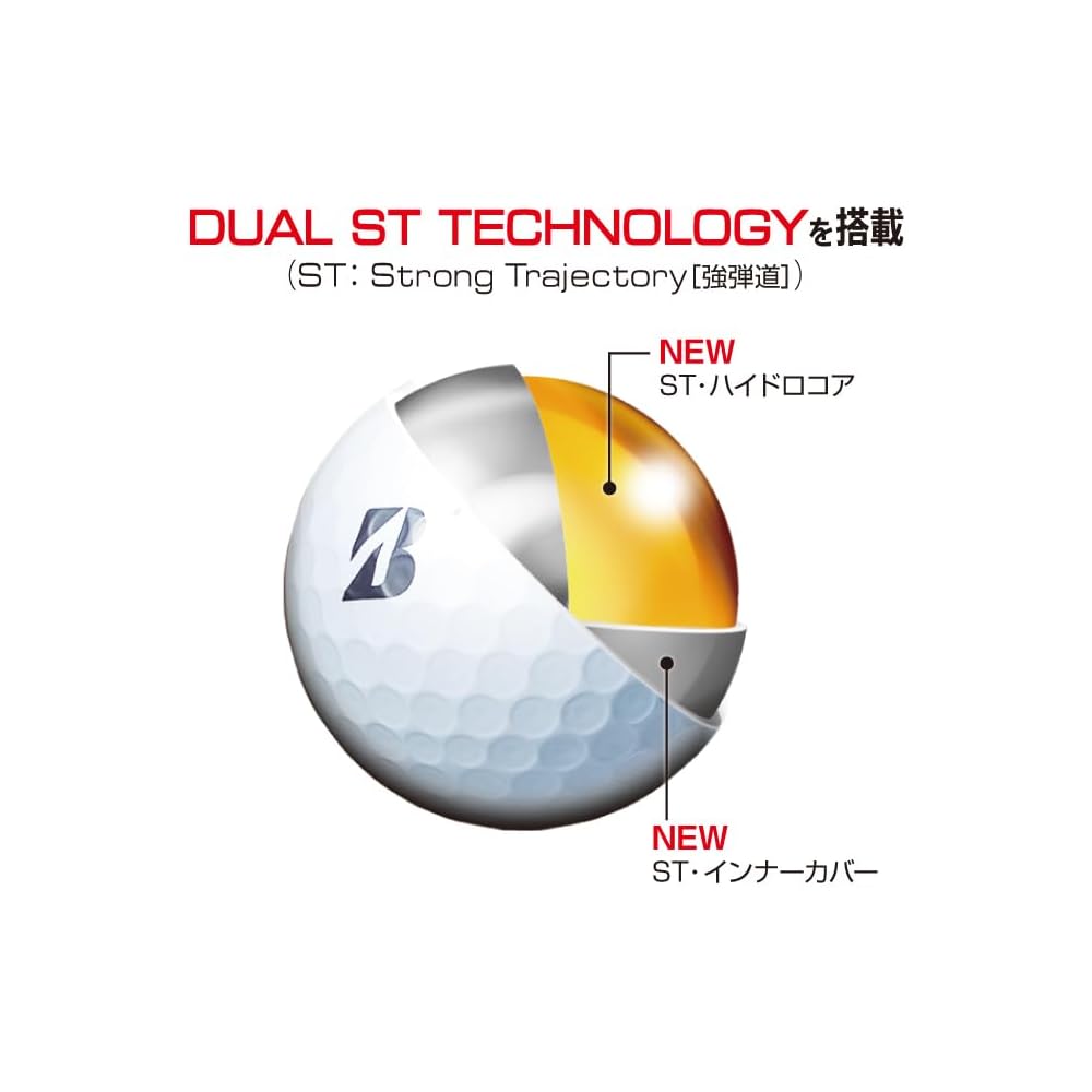 Bridgestone Tour B X Golf Balls 2026 Model 12 Pack Corporate Color B6CXJ