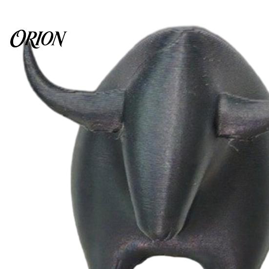 Escultura Decorativa para el Hogar Figura de Toro Impresa en 3D, Mini Estatua de Animal, Figuras Coleccionables Adorno de Escritorio para Estante, Hogar, Oficina, Escritorio