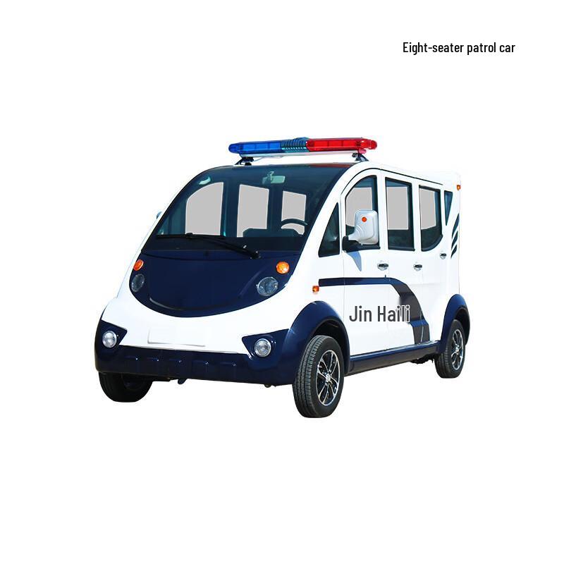 Электрический 8-местный закрытый автомобиль OuFu для охраны и осмотра достопримечательностей