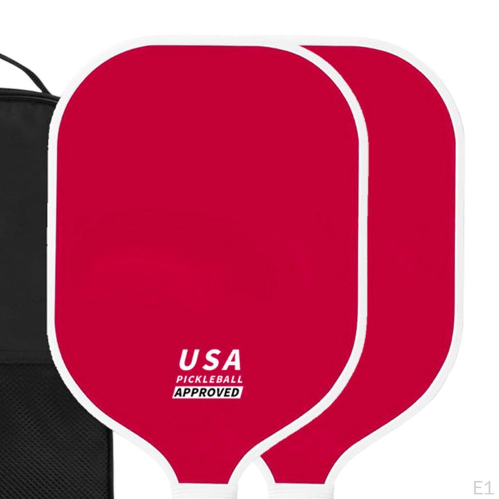 2Pcs Pickleball Paddles Racquets for Indoor Outdoor Use Patio Gym Style A