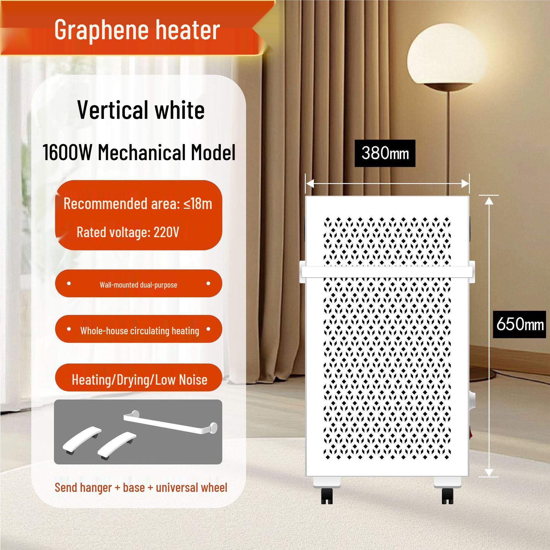 

Графеновый бесшумный инверторный обогреватель: Энергоэффективный радиатор для всего дома