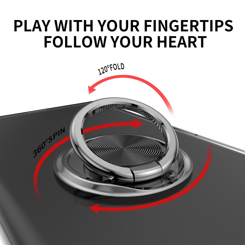 Electroplated Transparent Magnetic Ring Stand Case for For Google Pixel 7 8 9 10 Pro XL 10A 9A 8A 7A 6A Shockproof Holder Cover