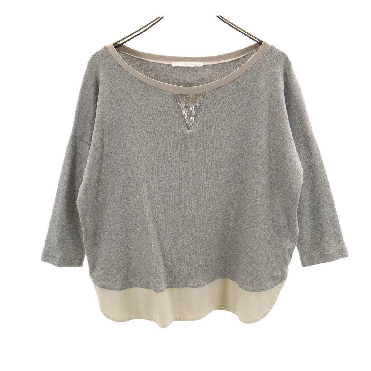 

FABIANA FILIPPI сделано в Италии рукав 7 минут Крой S Серый Женский Б/У