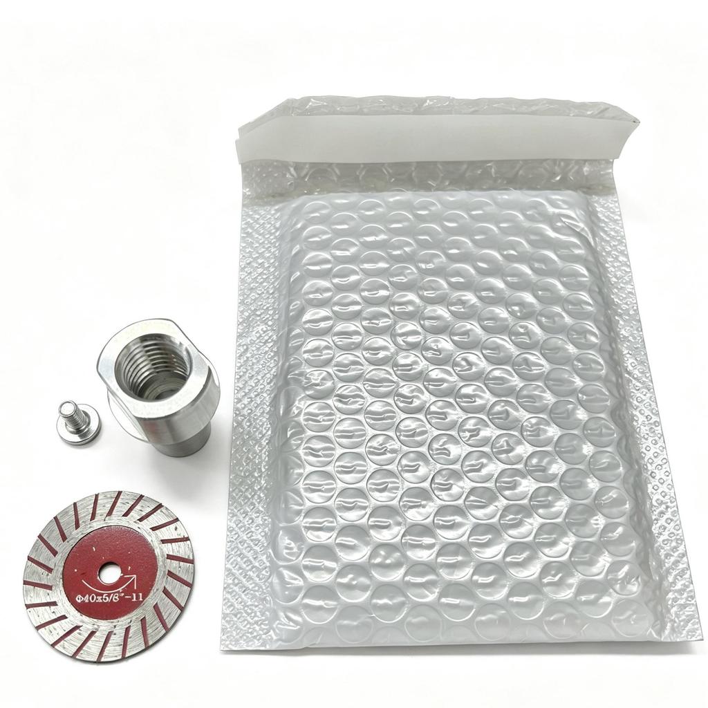 Stone Carving Disc 4 cm with Handle - Wavy Pattern Engraving & Polishing for Electric Grinder