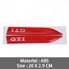 3D ABS  GTI GTD Emblem Decal Car Door Side Fender Badge Sticker High-Quality Automotive Exterior Accessories