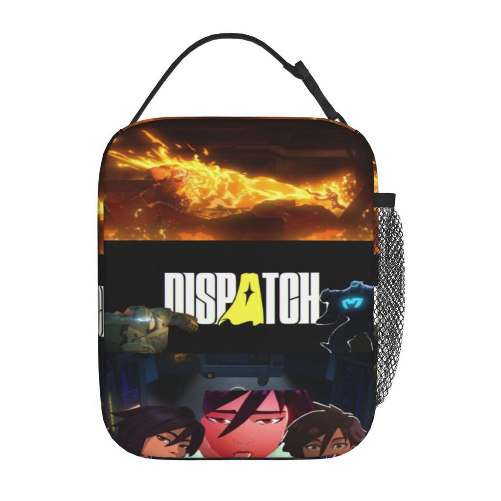 Dispatch Video Game Thermal Insulated Lunch Bags for Travel Portable Food Container Bags Men Women Thermal Cooler Lunch Box