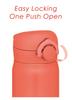 Thermos Vacuum Insulated Portable Coral Mug, 350ml, Orange, JNR-353 C-OR