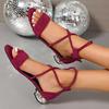 Women Sandals 2026 Summer New Elegant Sandals Shallow Daily Roman Style Women Shoes Fashion Luxury High Heels Sandalias De Mujer