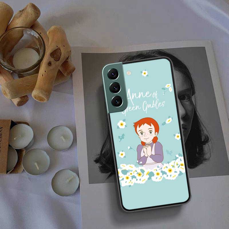 A-Anne of Green Gables Anne Shirley Phone Case For Samsung S25 Edge S24 FE Galaxy S22 Ultra S21 Plus S20 S23 S10 Plus Cover Sili