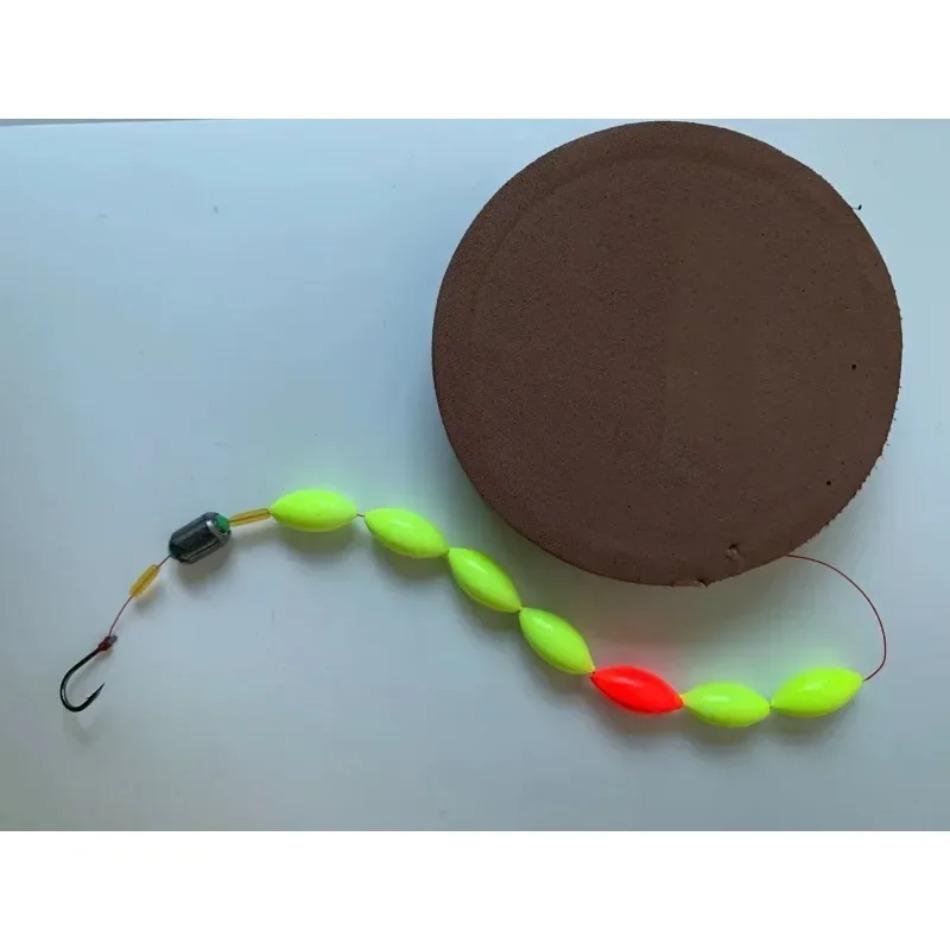 1 szt. Akcesoria Mały Stoper Owalne Koraliki Żyłka Kulka Spławik Wędkarski Pływaki Zestaw Pływaków Siedmiogwiazdkowych